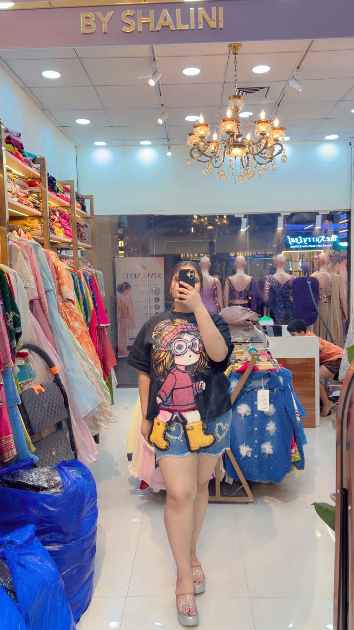 Trendy Doll party Wear T shirt|P-15
