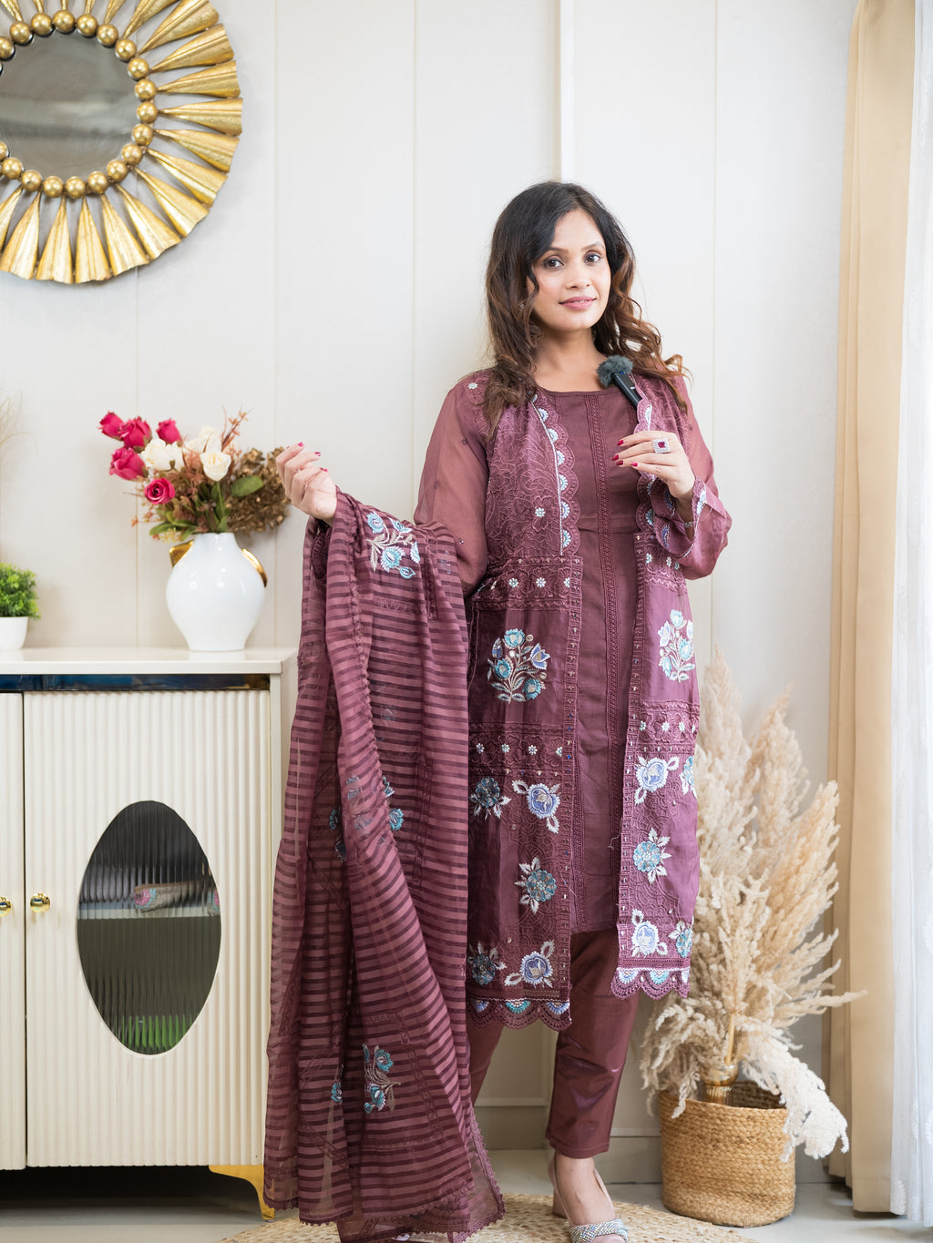 The Orchid Bloom Jacket Set