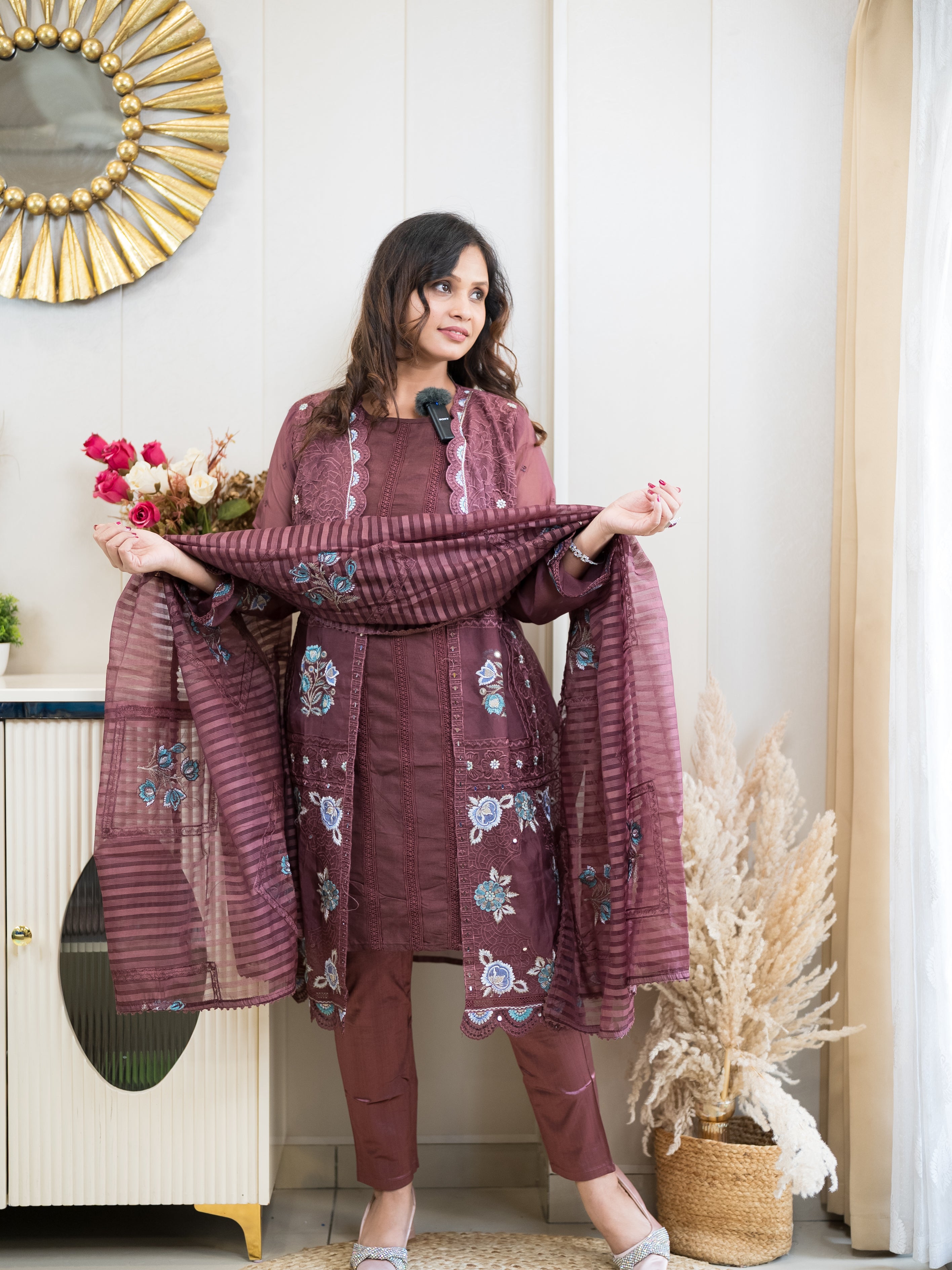 The Orchid Bloom Jacket Set