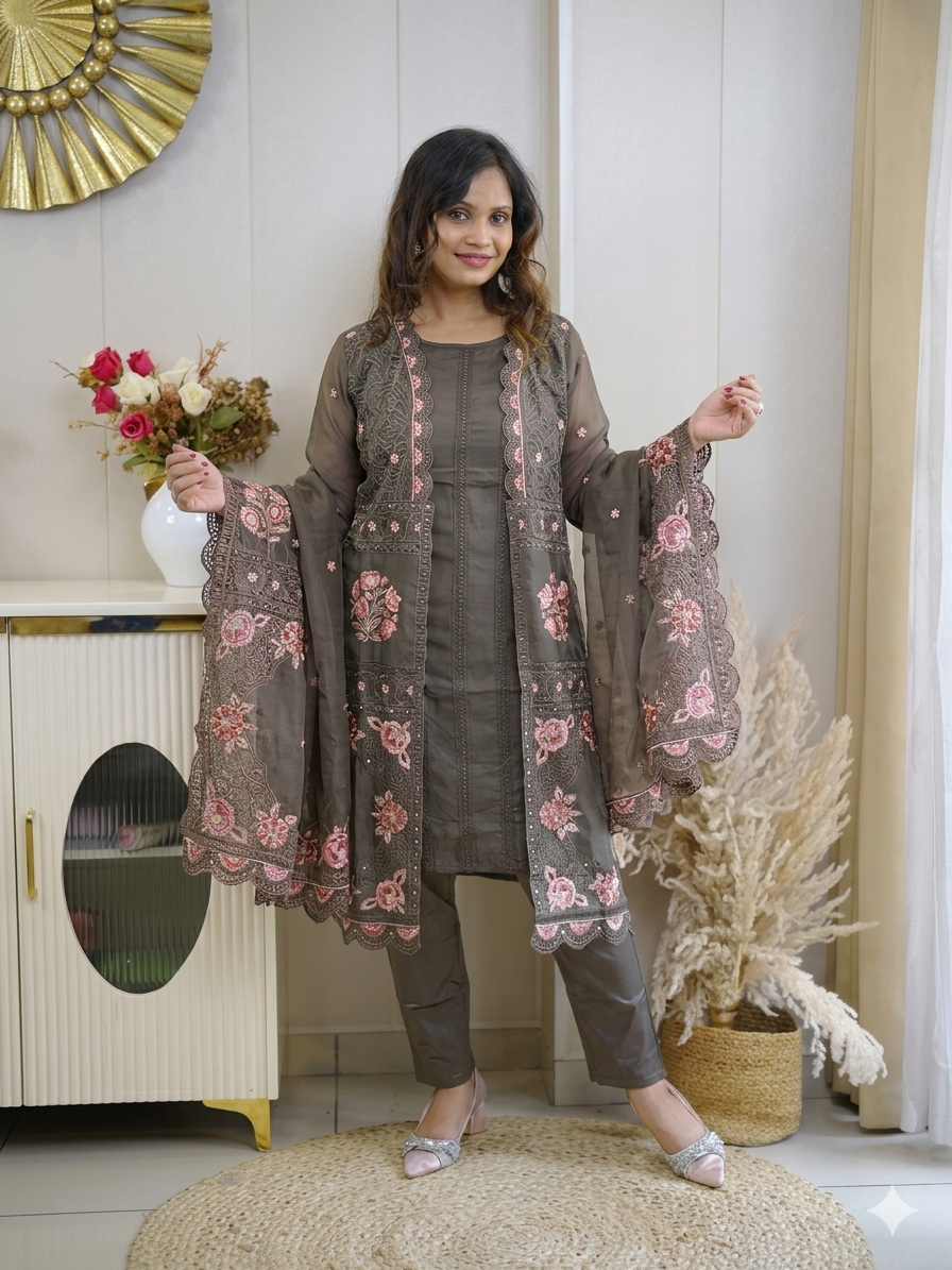 The Orchid Bloom Jacket Set