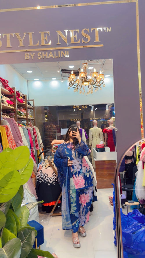 Floral Farsi Salwar Suit